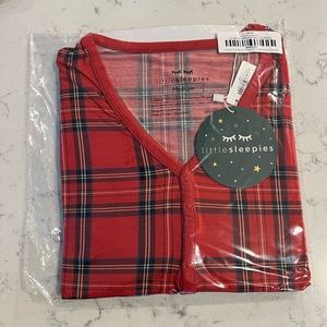 NWT Women’s plaid pj top M